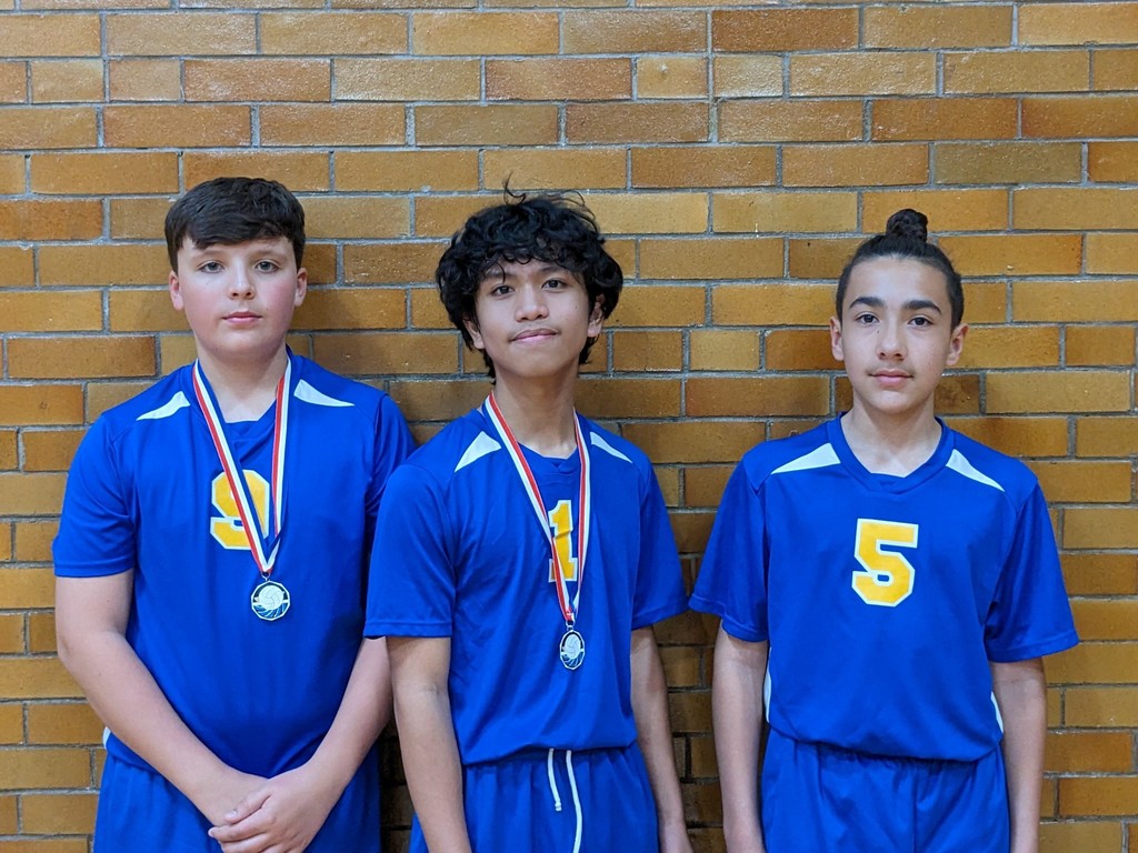Rockdale Boys Volleyball Allstars-Leo Perkins (6th), Dhan Mesiona (6th), Isaiah Hernandez (6th)
